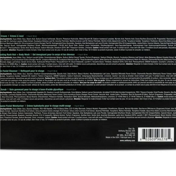 Anthony Starter Kit Mini Skincare Set Of 5 Best Sellers - Picture 3 of 4